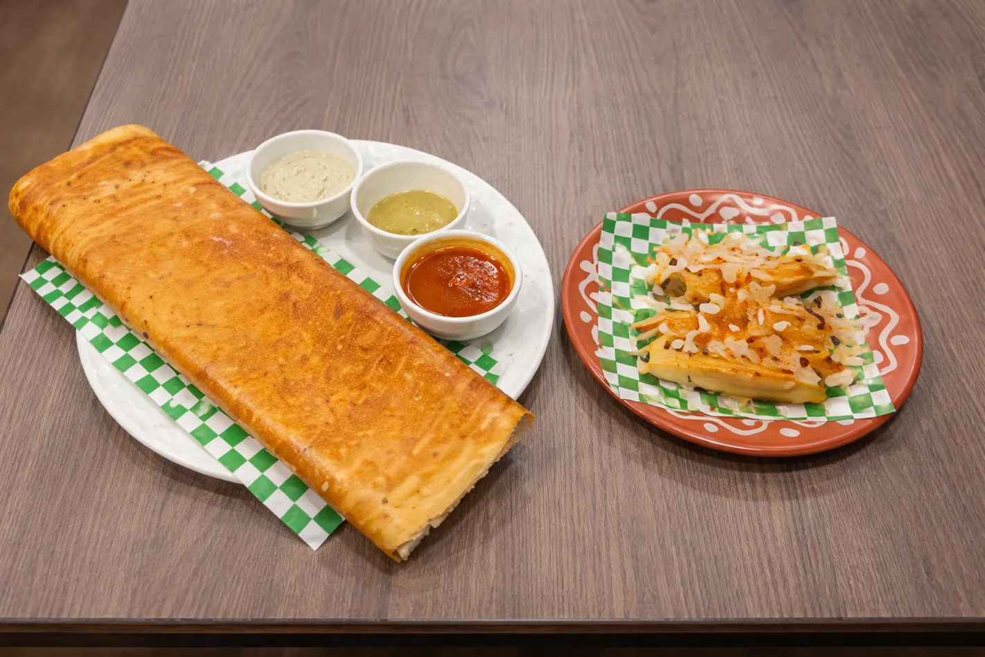 Authentic Masala Dosa at Amogham Indian Cuisine in London, ON